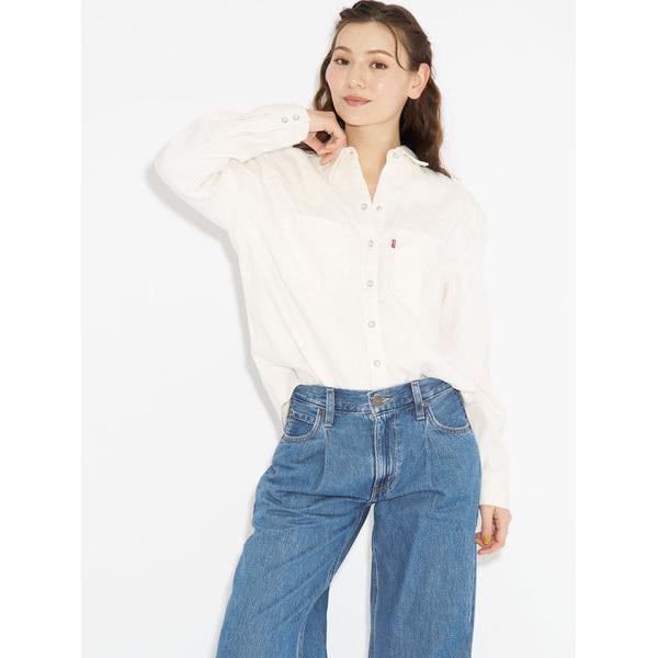 シャツ ブラウス Levi's/リーバイス TEODORA ウエスタンシャツ ダーク
