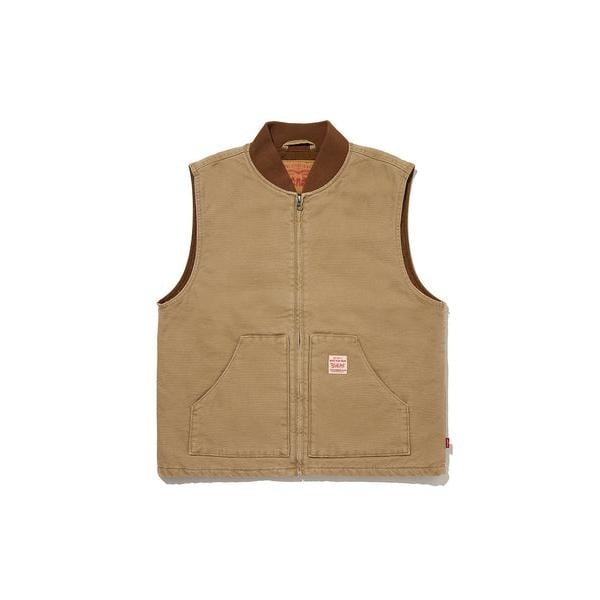 Levi’s リーバイス　ベージュ ベスト WORKWEAR SANSOME ベスト ベージュ TIGER'S EYE | リーバイス
