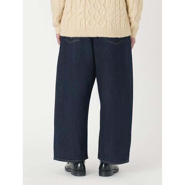 WIDE PLEAT CROP ミディアムインディゴ MEADOW MADE OF JAPAN