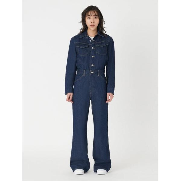 Levi's リーバイス デニムハーフジャンプスーツ セール】Levi's/リーバイス ウエスタン ジャンプスーツ ダーク