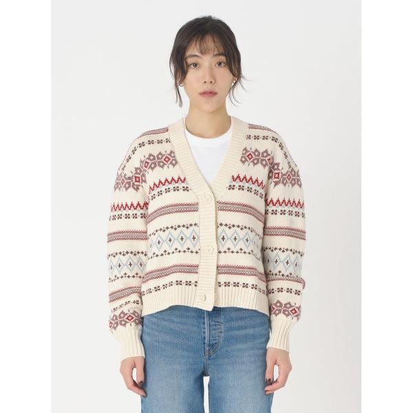 ISABEL ケーブルニットセーター ホワイト WHITE SWAN