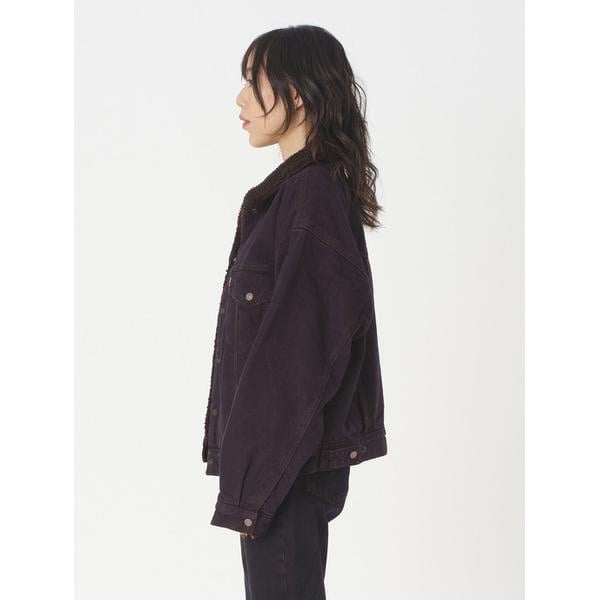 90S シェルパトラッカージャケット パープル DARK ART 90s Sherpa Trucker Jacket - Purple | Levi's® US