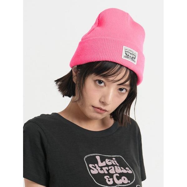 BACKPATCH ビーニー ピンク | リーバイス(Levi's) | マルイウェブチャネル
