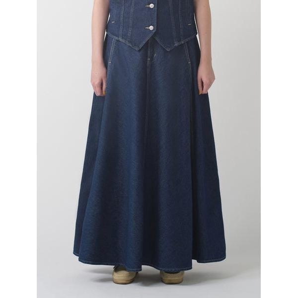 PLEATED ミニスカート ダークインディゴ | リーバイス(Levi's