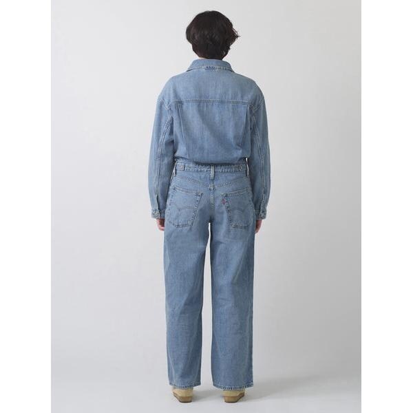 簡単にお洒落に♪【Levi's】バギー デニム ジャンプスーツ リーバイス LEVI'S バギー ジャンプスーツ （Medium Indigo