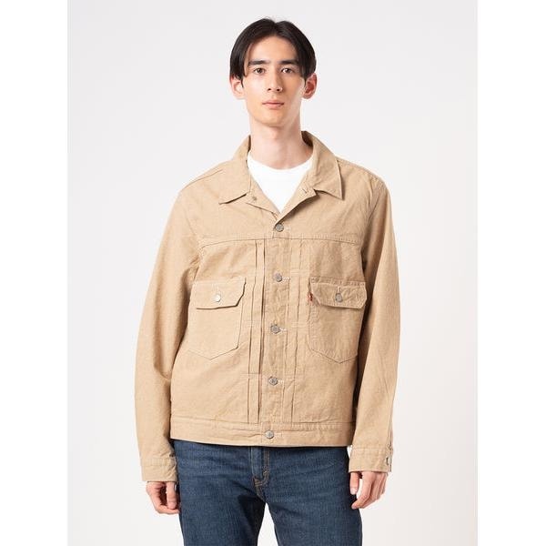 Levi's WELLTHREAD(R) TYPE II トラッカージャケットM Levi's｜WELLTHREAD(R) TYPE II トラッカージャケット ダーク
