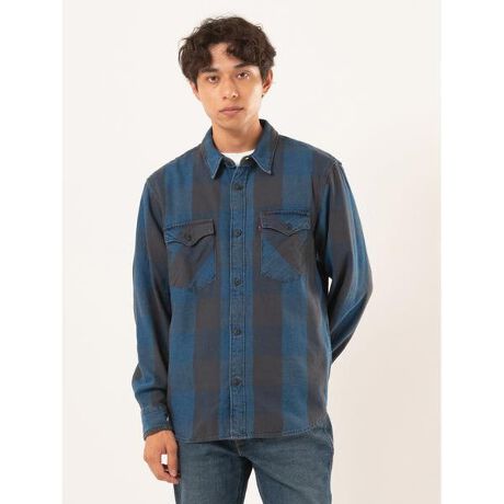 [^ԁFA19190069]AJ̕[cɎALevi'sےꖇB ^tƂƂۂ˔Relaxed Fit Western Shirt́AXibvt̑OāA|Cebh[NAȐIȐȂǃNVbNȃfBe[𒉎ɍČB Cɓ̃u[W[Yƍ킹ACRjbNȃfjEIEfjX^C͂A傫߃TCYWPbgoŉHD̂߁Bmodel:182cm B86 W76 H90  pTCYFMu(R)v݂̂\Lꂽbh^úALEVI'S(R)̕܂܂郌bh^uƓlɐisł͂܂BsǕił͂܂̂ŁAEԕi󂯂ł܂B܂A^u̎ނIт܂̂ŁA\߂܂B