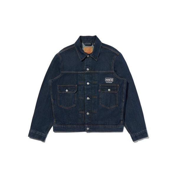 Levi's x oasis Gジャン ダークデニム Levi's Oasis Denim Jacket ダークブルー - メルカリ