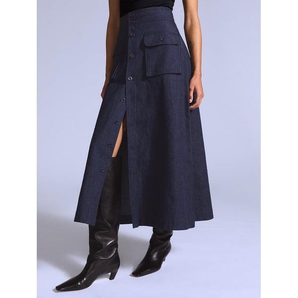 美品✨ラルフローレン　チェック プリーテッド ミディスカート　M ロングプリーツ チェック プリーテッド ミディ スカート | ポロ ラルフ ローレン