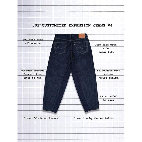 501(R) CUSTOMIZED EXPANSION BAGGY JEANS V4 S/D | リーバイス(Levi's