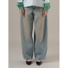 SUPER BAGGY バレルジーンズ ライトインディゴ