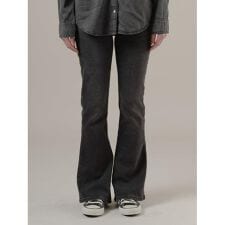 LOW SLIM BOOT ジーンズ ブラック