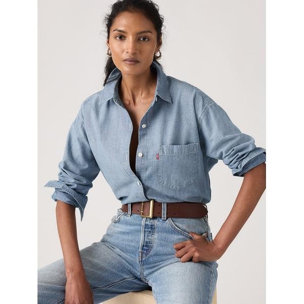 [�}���C]�n�[���[ �{�[�C�t�����h�V���c/���[�o�C�X�iLevi�fs�j Medium Indigo - Worn