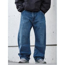 BAGGY BARREL JEANS ミディアムインディゴ