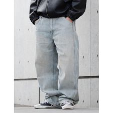 BAGGY BARREL JEANS ライトインディゴ