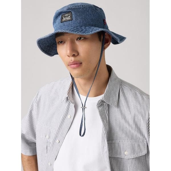 [�}���C]�h���[�X�g�����O �o�P�b�g�n�b�g/���[�o�C�X�iLevi�fs�j Medium Indigo - Flat