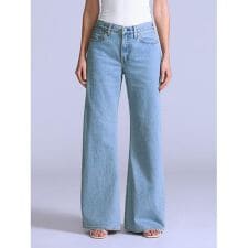 BLUETAB(TM) CARVE リラックスジーンズ ライトインディゴ