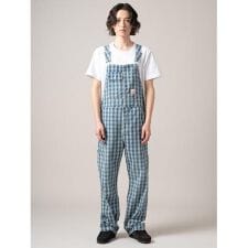 WORKWEAR LOOSEオーバーオール チェック
