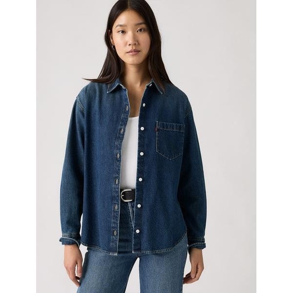 [�}���C]�n�[���[ �{�[�C�t�����h�V���c/���[�o�C�X�iLevi�fs�j Medium Indigo - Flat
