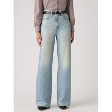 RIBCAGE WIDE LEG ジーンズ ライトインディゴ