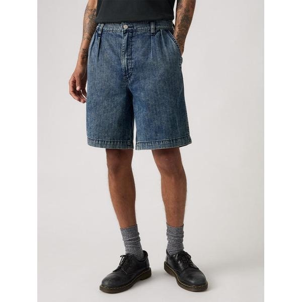 バギープリーツショーツ ミディアムインディゴ | リーバイス(Levi's