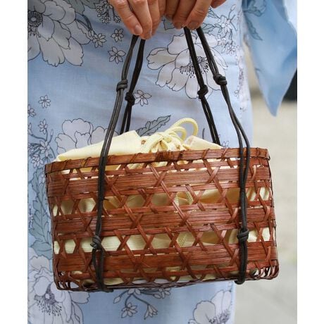 カゴ 多 巾着 浴衣 バッグ ☆お値下げ可能 