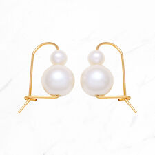 ボンボンピアス（パール）