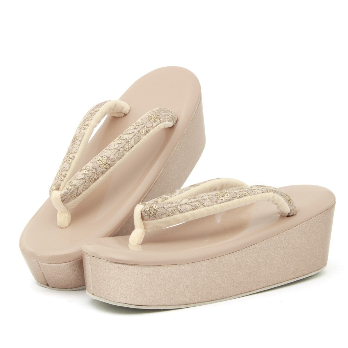 草履 厚底草履 女性和装小物・履物 | 通販・人気ランキング - 価格.com [osseoca] 草履 レディース ベルベット 厚底草履 刺繍 痛くない ぞうり 履物 真珠飾り 下駄 和風 和装小物 女性用 ス