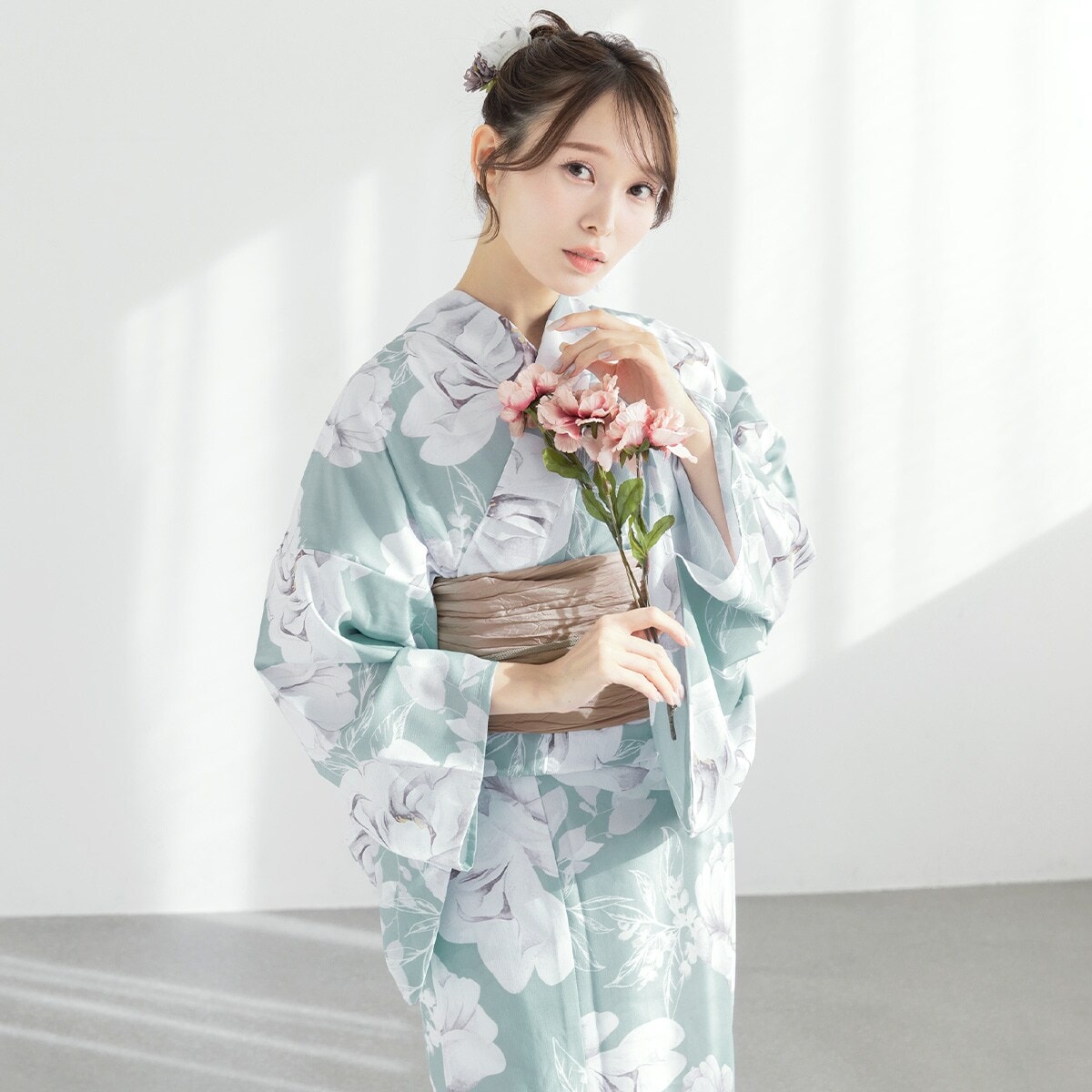 浴衣2点セット レディース （浴衣＋帯） | ソウビエン(SOUBIEN