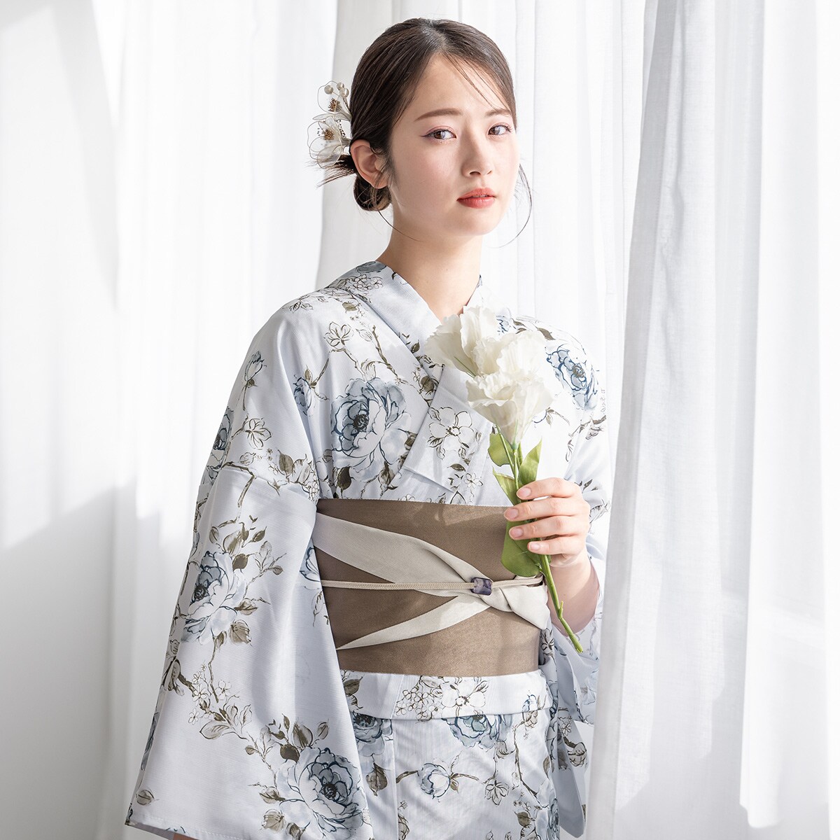 浴衣2点セット レディース （浴衣＋帯） | ソウビエン(SOUBIEN