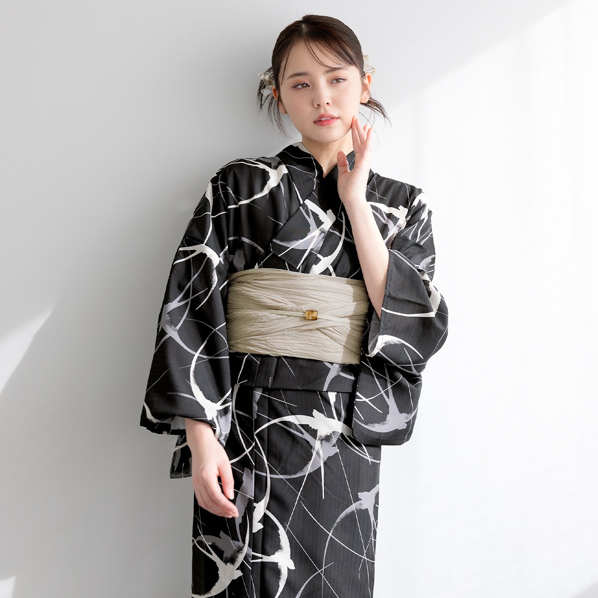 新品 ソウビエン 浴衣 帯 2点セット レディース15-1 15-2 浴衣2点セット レディース （浴衣＋帯） | ソウビエン(SOUBIEN