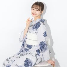 ソウビエン(SOUBIEN)の【新二部式】浴衣3点セット レディース（浴衣・帯・伊達締め）