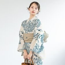 ソウビエン(SOUBIEN)の【新二部式】浴衣3点セット レディース（浴衣・帯・伊達締め）