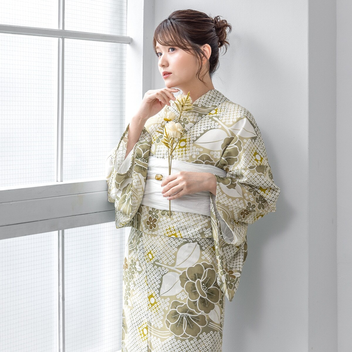 soubien 二部式　浴衣　4点セット SOUBIEN 浴衣 セット レディース セパレート 二部式 2way 浴衣