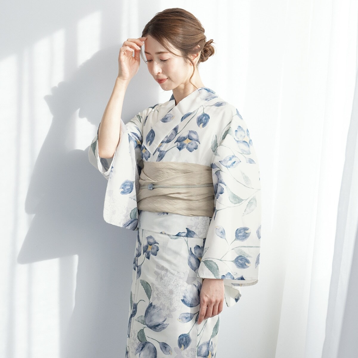 浴衣3点セット レディース （上着＋巻スカート＋帯） | マクレ(Ma.cle