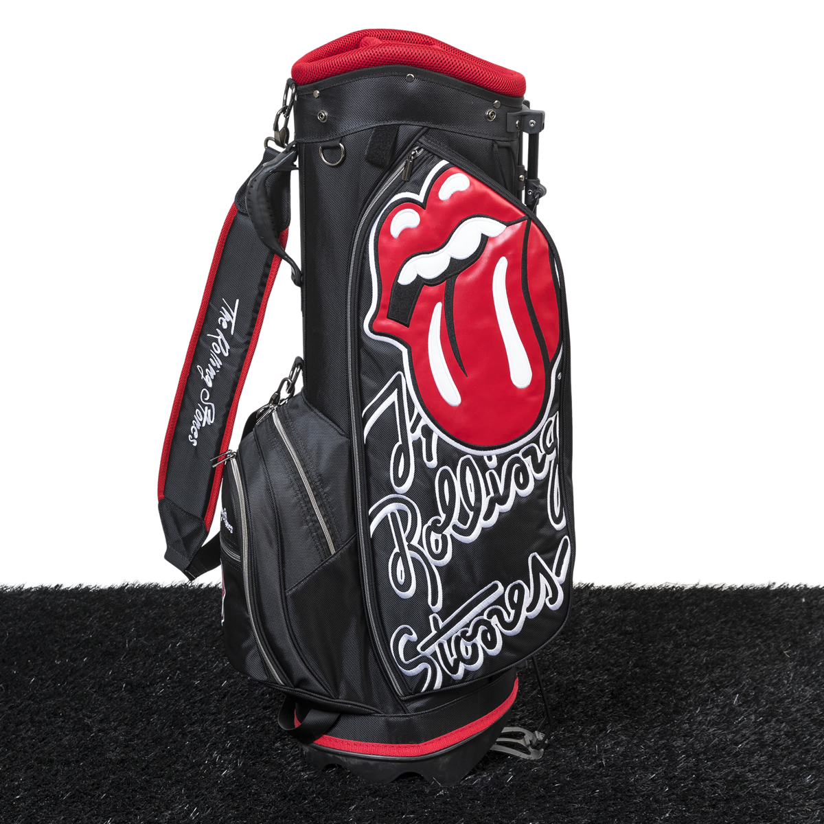 The Rolling Stones】 Red Lick Stand Golf Bag | バックスピン(BACK