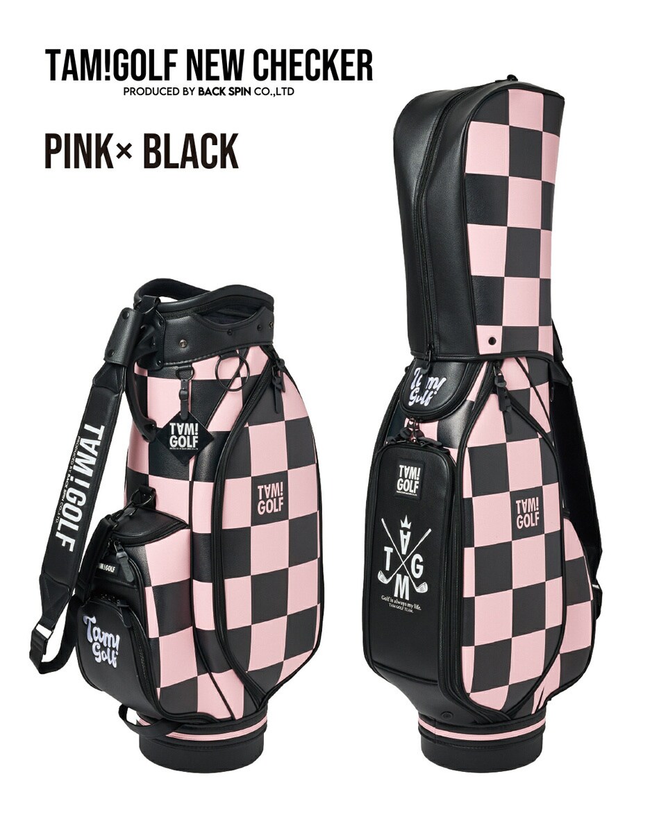 [}C]yTAM!GOLFzCHECKER CART TYPE CADDIE BAG/^StiTAMIGOLFj CgsNxubN