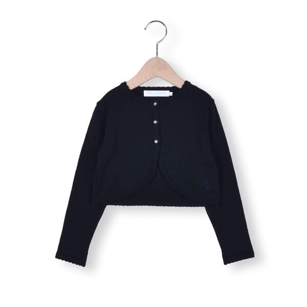 UVカット 】 日本製 セーター TC 刺繍 カーディガン (110~130cm