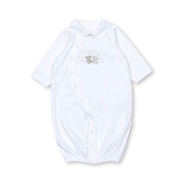 お揃い】クマウサギひよこアニマルモチーフ2wayロンパース＋帽子2点