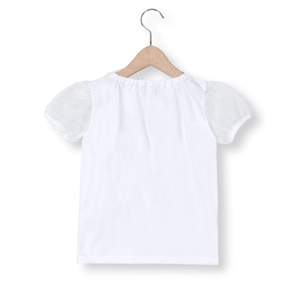 ドットチュールリボンTシャツ(90~140cm) | タルティーヌ エ ショコラ