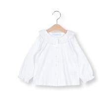 襟レースコットンブラウスベビー(70~90cm)