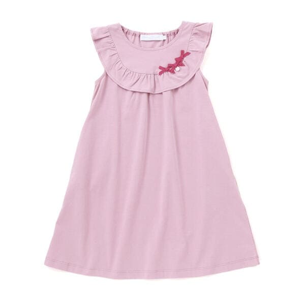 Tartine et Chocolat ダンガリー リボン切り替えワンピース Tartine et Chocolat (Baby&Kids)の子供服（ガールズ） | ベビー