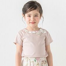 【お揃い】リバティリボン半袖Tシャツ(100~140cm)