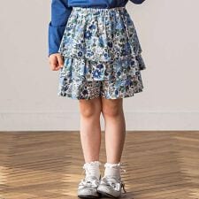 【日本製】【お揃い】リバティビエラ(DaisyMorisia)フリルキュロットパンツ(90～140c