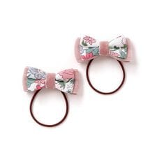 【日本製】【お揃い】リバティビエラ(DaisyMorisia)ヘアゴム２点セット