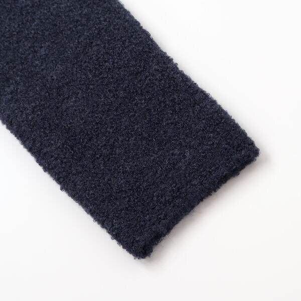 【お揃い】フロント編地の前ボタン長袖カーディガン(100~140cm)