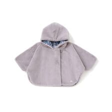 タルティーヌ エ ショコラ(Tartine et Chocolat)の【お揃い】裏リバティ(Leila)フード付きマントベビー(70~90cm)