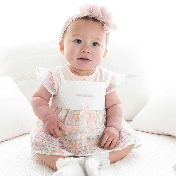 DIOR baby ディオール ピンク ロンパース ベビー赤ちゃん ビーズ