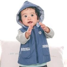 フィヨ デュ ベベ ルダクティオン(fillot de bebe reduction)の【 撥水加工 】【お揃い】タフタリバティタナローン(Adelajda)ベスト(60~90cm)