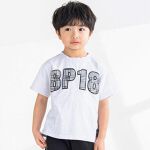チェックパッチロゴ半袖Tシャツ(95~150cm) | ベベ プチ ポワ ヴェール 